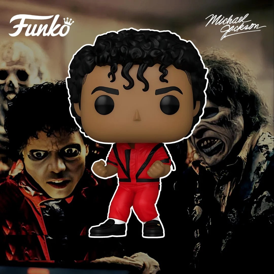 Funko Pop! Rocks – Michael Jackson (Thriller), Figura De Vinilo Coleccionable De 9.5 Cm, Regalo Ideal Para Fans Y Coleccionistas
