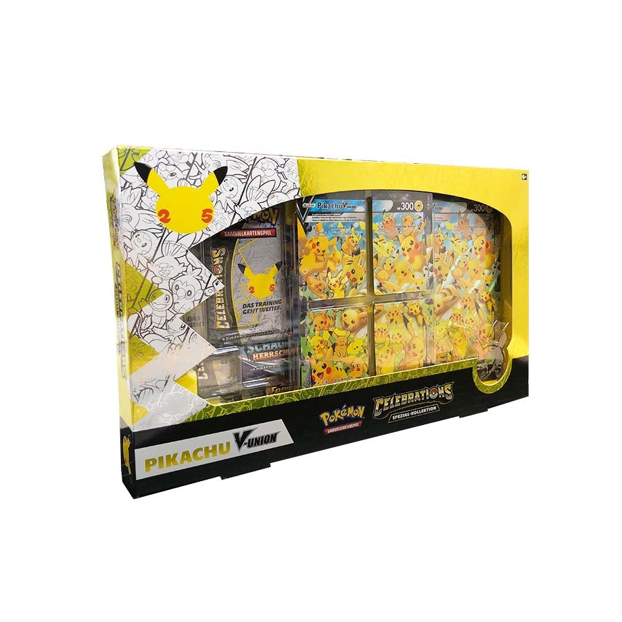 Pokemon 25th anniversary Celebrations Pikachu V- Union special collect FUN&KO Pokemon 25th anniversary Celebrations Pikachu V- Union special collect FUN&KO