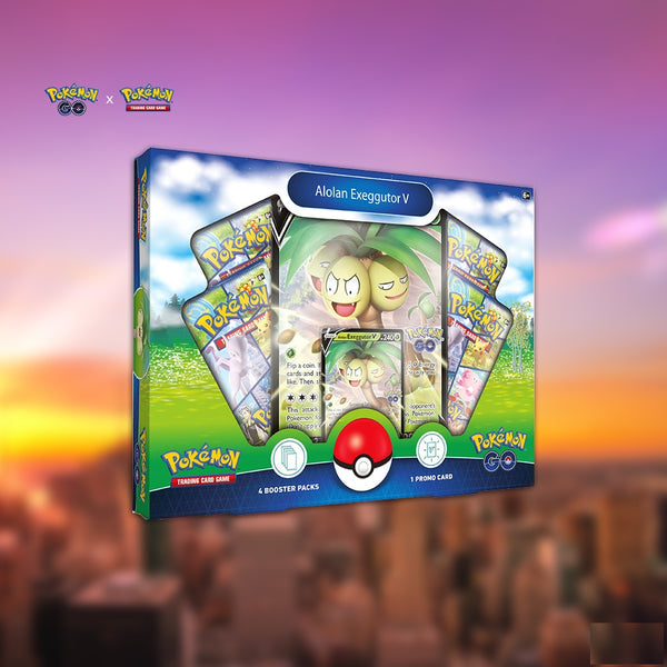 Pokémon TCG: Pokémon GO Collection-Alolan Exeggutor V booster packs