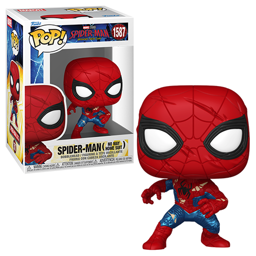Pre-Order Funko Pop Movies: Spider-Man Brand New Day -Spider-Man Injured (No Way Home Suit)#1587