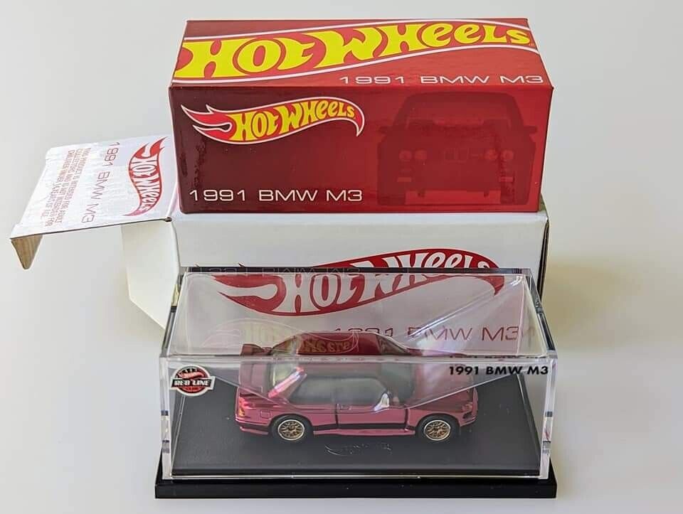 Hot Wheels Collectors RLC Exclusive 1991 BMW M3 (Red) 1/64 – FUN&KO