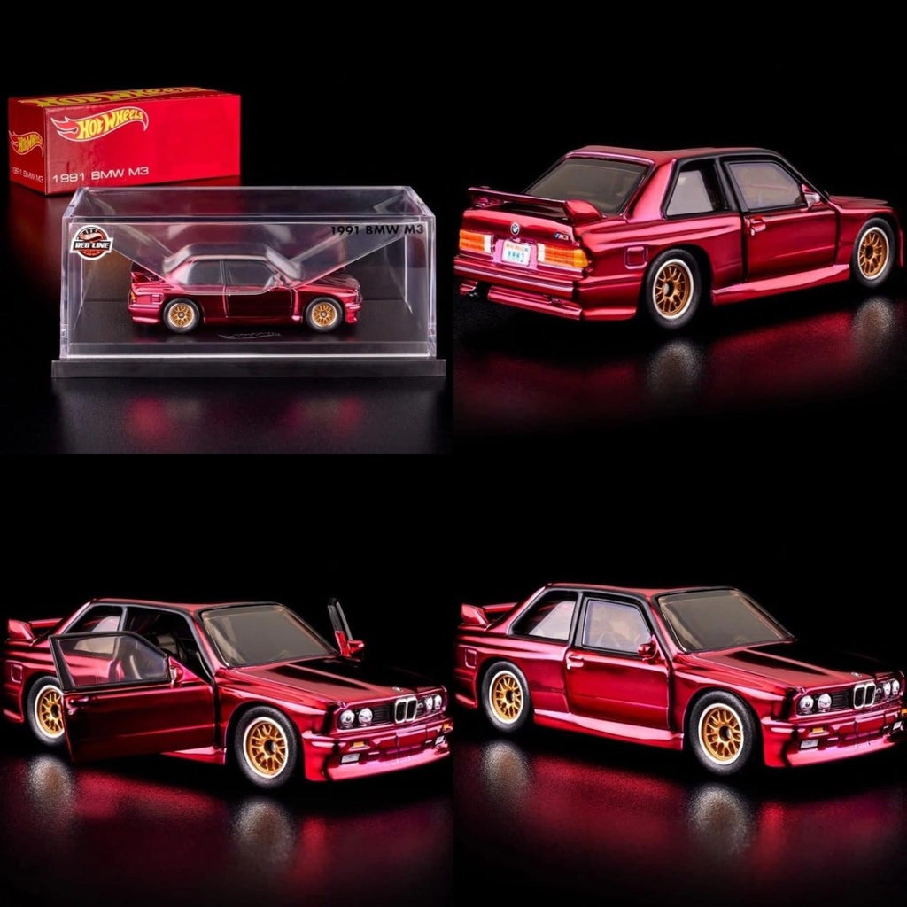 Hot Wheels Collectors RLC Exclusive 1991 BMW M3 (Red) 1/64 – FUN&KO