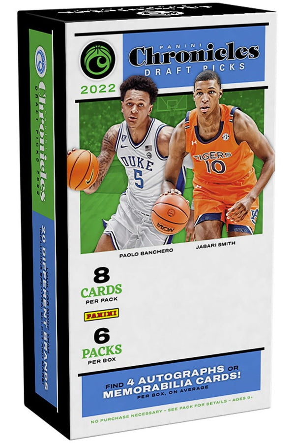 2022-23 Panini Chronicles Draft Picks Basketball Factory Sealed Hobby Box