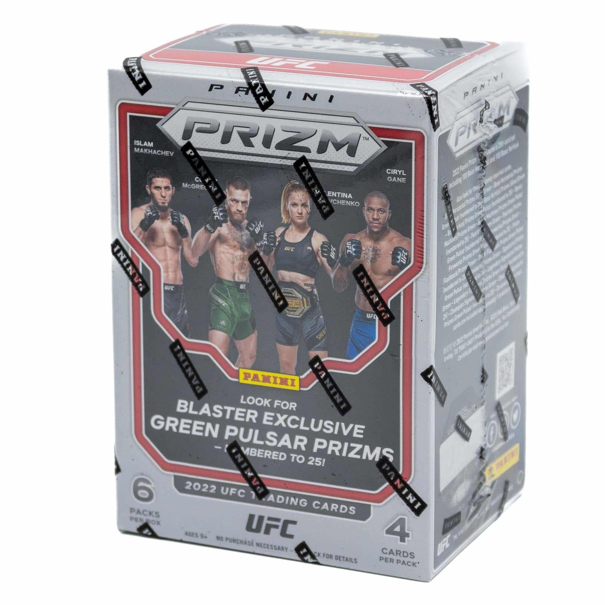 2023 Panini Prizm UFC Blaster Box FACTORY SEALED - Chase ICE & PULSAR Prizm Parallel Cards!