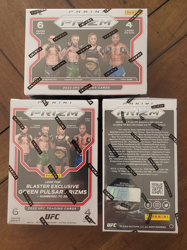 2022 Panini Prizm UFC BLASTER box (6 pks/bx)