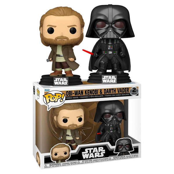 Funko Pop! Star Wars: Obi-Wan Kenobi - Obi-Wan Kenobi & Darth Vader 2-Pack