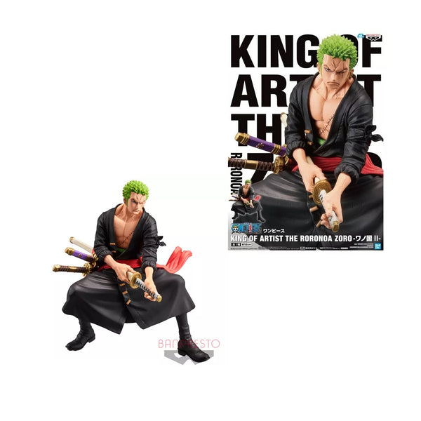 Banpresto One Piece Roronoa Zoro King of Artist Wano (The wanokuni II) 7” action Figure