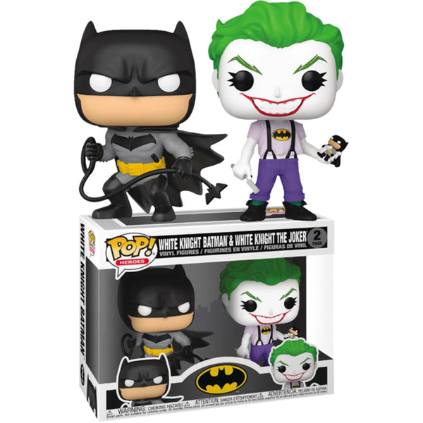 Funko DC heroes Pop 2 pack  :Batman: White Knight Batman & White Knight The Joker