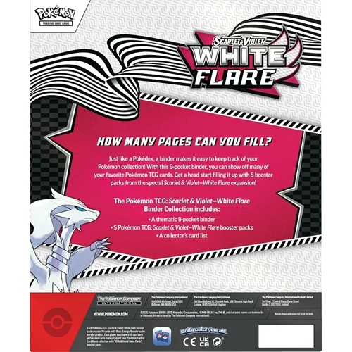 Pokemon Scarlet & Violet - White Flare Binder Collection