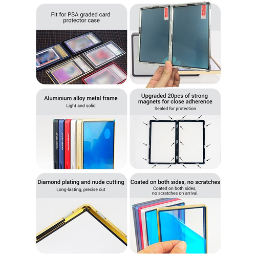 Magnetic Metal Stackable Protector Slab for PSA Graded Cards