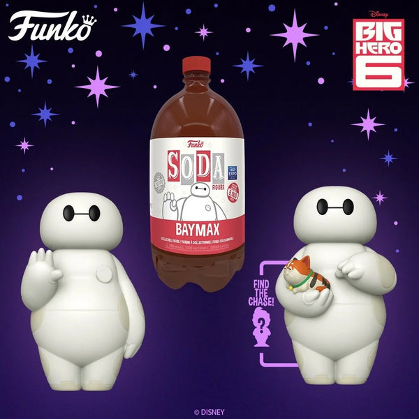 Funko Vinyl SODA 3L Liter- Disney's Big Hero 6-Baymax (with chance of chase)(sealed)