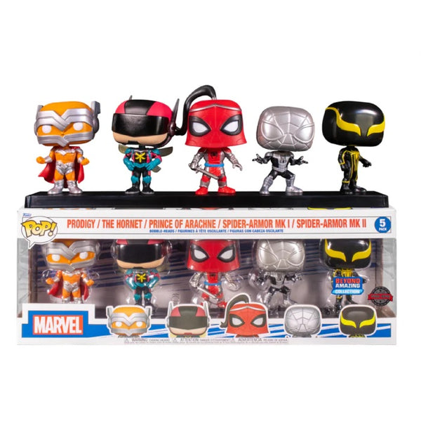 فانكو بوب مارفل سبايدرمان بيوند أميزنج، عبوة من 5 قطع، إصدار خاص