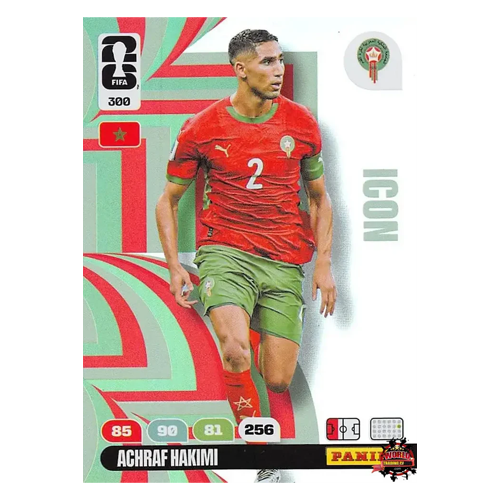 #300 Panini Adrenalyn XL FIFA World Cup 2026 Achraf Hakimi | Morocco | ICON
