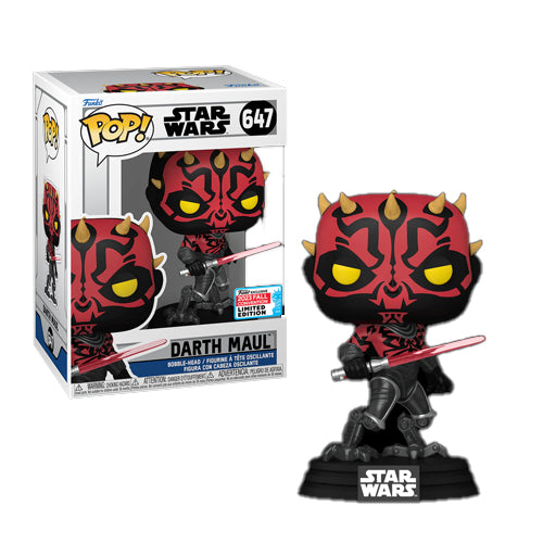 Funko Pop Movies Star Wars: The Clone Wars - Darth Maul (with Cybernetic Legs)(2023 Fall Convention Exclusive)