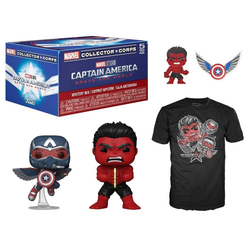 Funko Captain America Brave New World  Marvel Collector Corps Box (Size: Large)