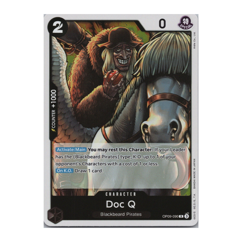 One Piece TCG OP09-090 Doc Q Rare – OP-09 Emperors in the New World