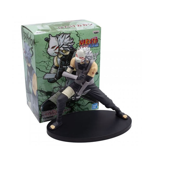 Banpresto Naruto Shippuden Vibration Stars -Hatake Kakashi II (GREY) 7 inch action figure