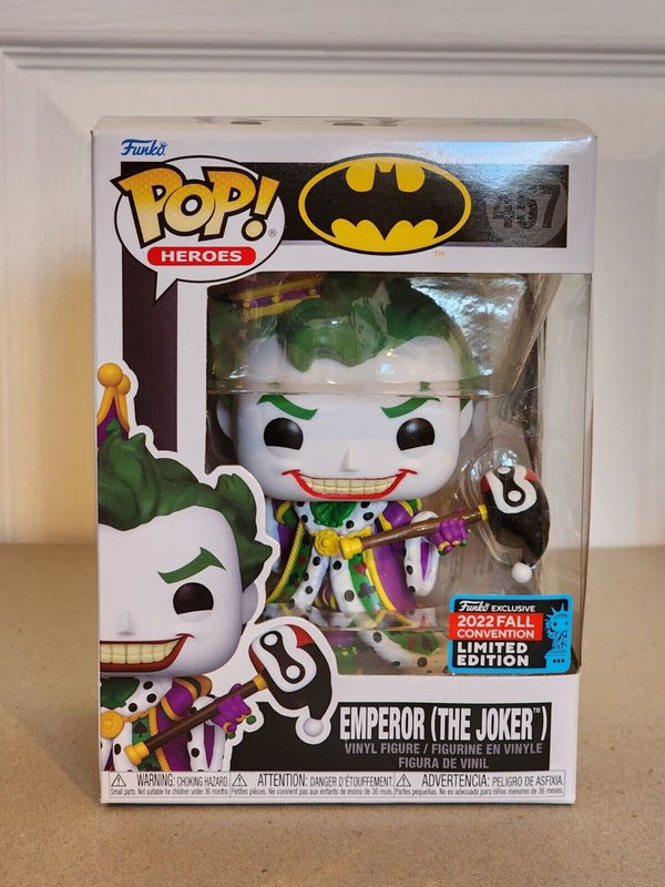 Funko DC Pop! Super Heroes :Emperor(The Joker)2022 Fall Convention Exclusive (limited edition)