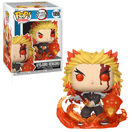 Funko Pop Animation-Premium Demon Slayer -Kyojuro Rengoku (9th Form)