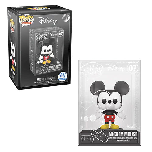 Funko Pop Disney :Die-Cast Mickey Mouse (Funko Shop Exclusive)