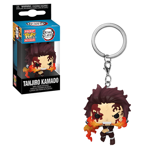 Funko Pop Keychain-Animation:Demon Slayer Tanjiro Kamado(Dancing Flash)