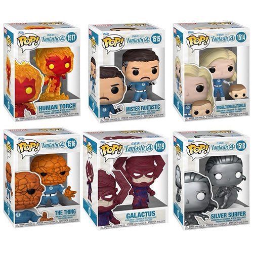Funko Pop Movies-Marvel's Fantastic Four: First Steps-(Sold