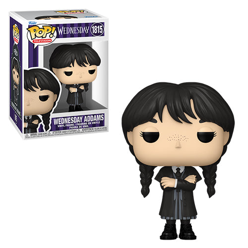 Funko Pop Television- Wednesday (Season 2)-Wednesday Addams (Black Coat)