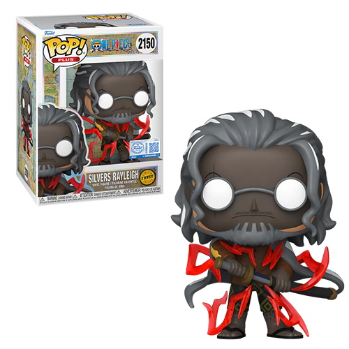 Funko Pop Animation Plus : One Piece Silvers Rayliegh (Chalice Pre-Release exclusive sticker)