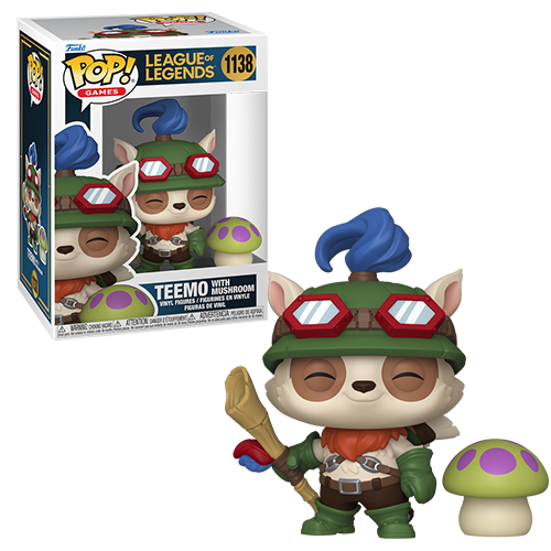 Funko pop Games-League Of Legends-Teemo with Mushroom