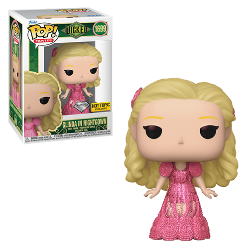 Funko Pop Movies: Wicked- Glinda in Nightgown (Diamond)(Hot Topic Exclusive)