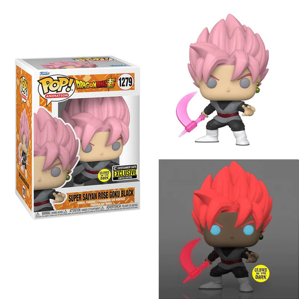 Funko Pop Animation : Dragon Ball Super- Super Saiyan Rose Goku Black (Glows in the dark)