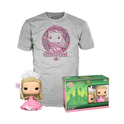 Funko Pop & Tee : Wicked-Glinda (Check Size)
