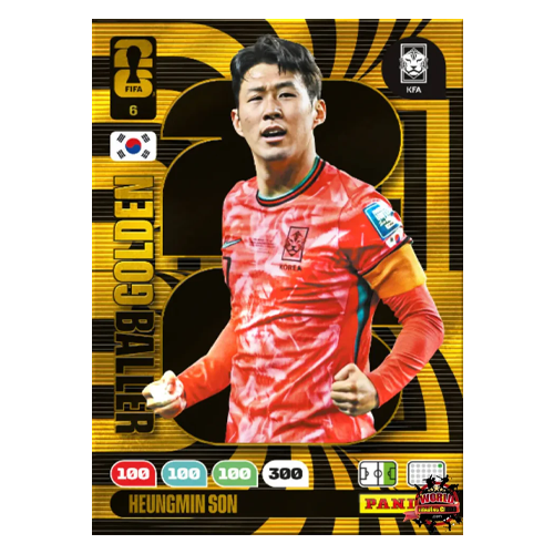 #006 Panini Adrenalyn XL FIFA World Cup 2026 Son Heung-Min | South Korea | GOLDEN BALLER
