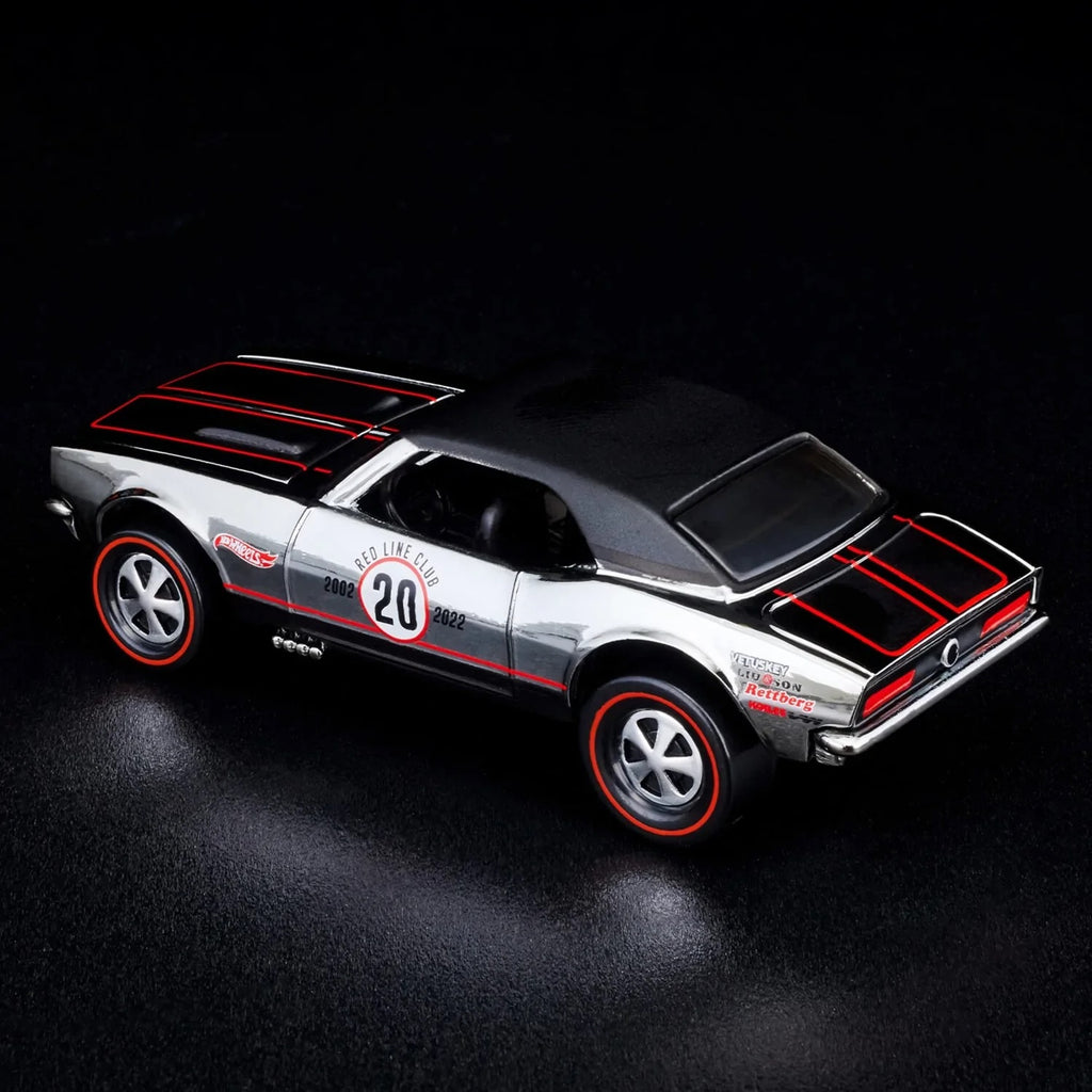 Hot Wheels 2022 RLC 67 Custom Camaro Spectraflame Shadow chrome 20th A ...