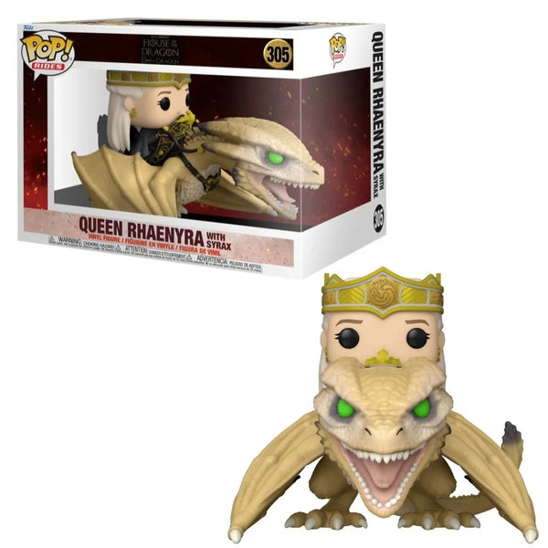 Funko Television Game of Thrones: House of the Dragon - Queen Rhaenyra with Syrax Pop! Rides