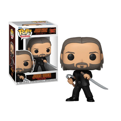 Funko Pop Movies : John Wick: Chapter 4 - John Wick with Sword & Nunchucks