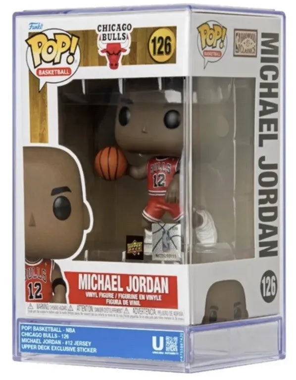 Funko Pop Sports NBA Michael Jordan Upper Deck Exclusive (Jersey #12) #126