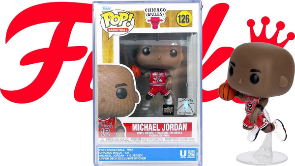 Funko Pop Sports NBA Michael Jordan Upper Deck Exclusive (Jersey #12) #126