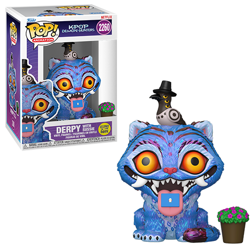 Funko Pop Animation-KPop Demon Hunters Derpy with sussie (Glow-in-the-Dark)