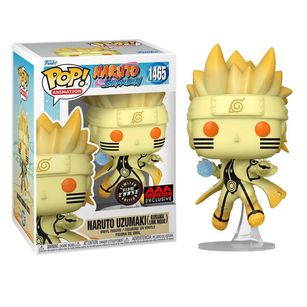 Funko Pop Animation Naruto: Shippuden - Naruto Uzumaki (Kurama Link Mode)AAA Anime exclusive