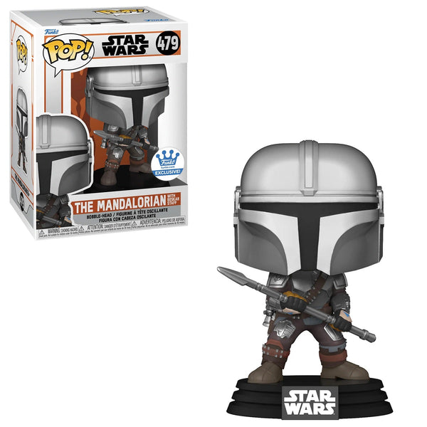 Funko pop Star Wars :The Mandalorian with Beskar Staff (Funko Exclusive)