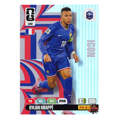 Kylian Mbappé - Icon-France-Panini Adrenalyn XL Fifa World Cup 2026-180-BASIC