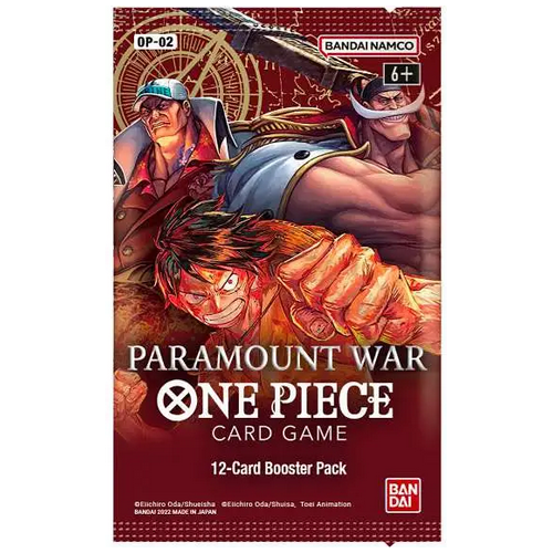 paramount war one piece booster box Tcg OP-02 Pack(English) – FUN&KO Each Paramount War booster Double Masters Booster | Card Compartment Size:130 mm - 5.12 