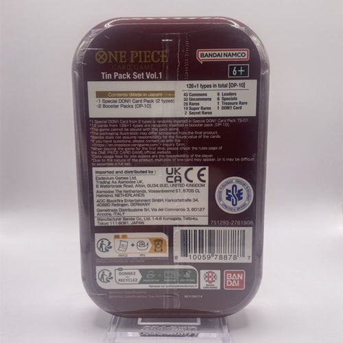 One Piece TCG Mini Tin Pack Vol.1 [TS-01] Monkey.D.Luffy