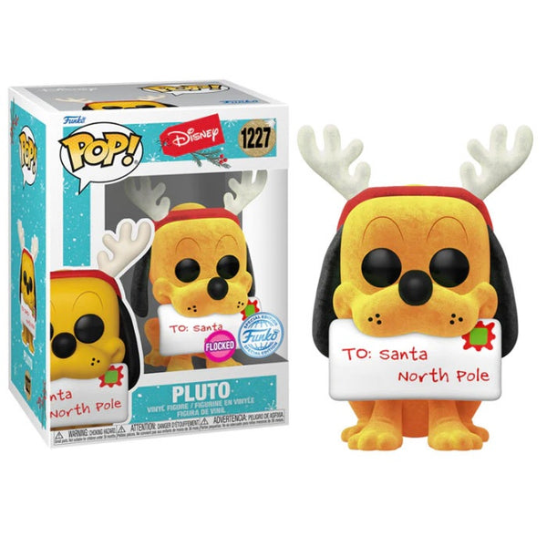 Funko Pop Disney: Holiday - Pluto Flocked