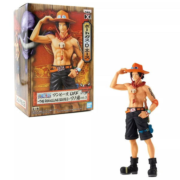 Banpresto One Piece - Portgas D. Ace DXF Grandline Series Wano Country 6” PVC Statue