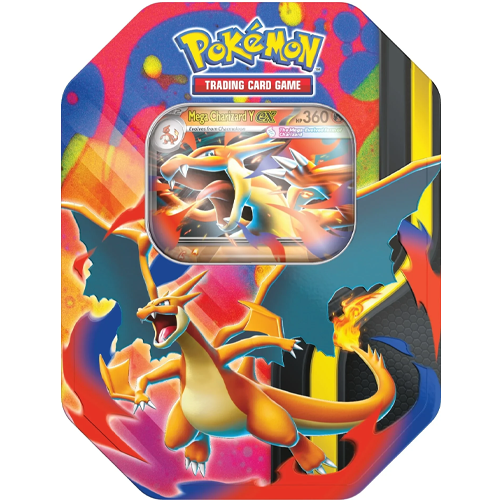 Pokemon Mega Evolution Spring 2026 Mega Charizard ex Tin X Y