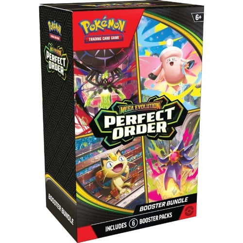 Pokemon Mega Evolution-Perfect Order Booster Bundle (6 Packs)