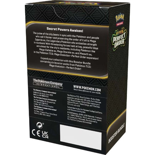 Pokemon Mega Evolution-Perfect Order Booster Bundle (6 Packs)