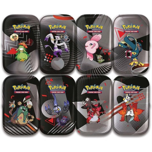 Pokemon Scarlet & Violet-Black Bolt & White Flare Unova Mini Tin (1x Random Tin)